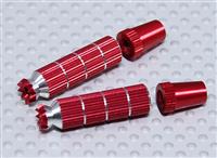 Alloy Anti-Slip TX Control Sticks Long 41.5mm (JR TX Red) [9171000056/23765]